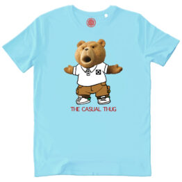 T-SHIRT UNISEX - Bear - Sky Blue